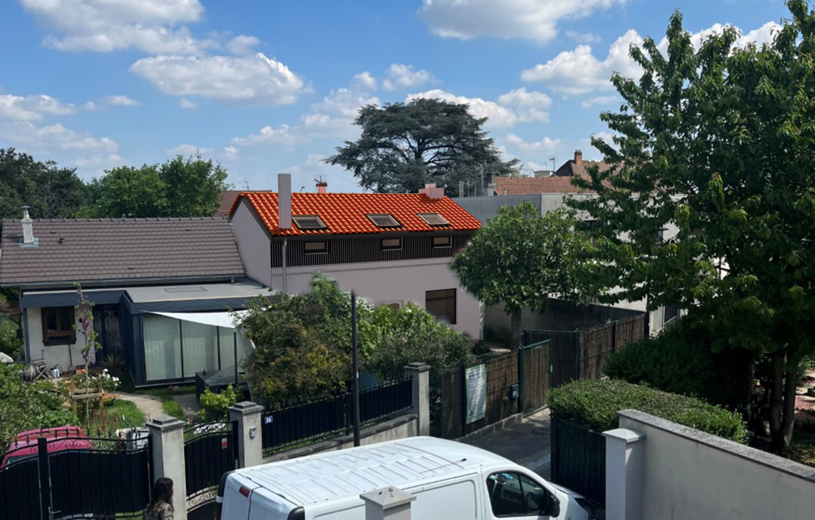 Élaboration d'un permis de construire pour un particulier à Villejuif, Paris (2022)